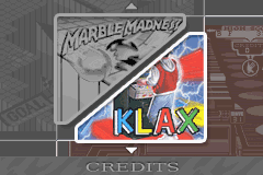 Marble Madness & Klax Title Screen